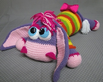Crochet Donkey Pattern – Amigurumi Big Toy Animal (English)