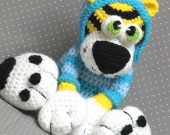 MÖNSTER!-SV. Amigurumi Tigerpojke & Tigerflicka - 2 mönster - Virkleksak av Liliksha Toys