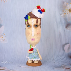 PATTERNS- EN! OOAK Design - Lily’s Doll base pattern + Sweetheart costume +  includes 24 video. Crochet pattern by Liliksha