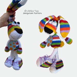 Old Pattern SALE price Amigurumi Pattern BIG TOY Easter bunny crochet pattern image 2