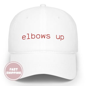 Canada Baseball Cap, Elbows Up Hat Low Profile Patriotic Canada Baseball Hat, Political Statement Hat for Protest, Canadian Pride Hat, Gift