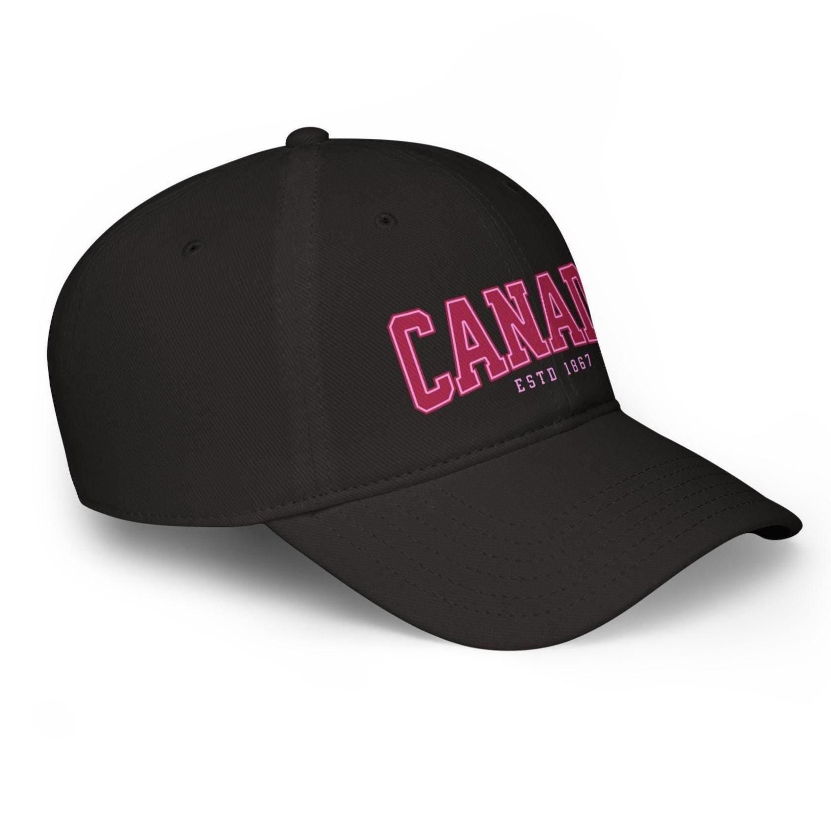 Womens Canada EST 1867 Baseball Cap, Proud Canadian Low Profile