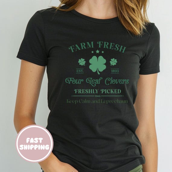 PICKID St. Patrick's Day Shirt For Women - Lucky Shamrock Graphic Tee, Green Clover Irish Tops For St. Paddy's Day - View #11