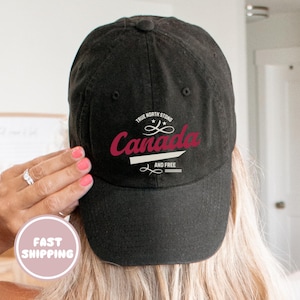 Canada Baseball Cap, Canadian Pride Hat, Low Profile Maple Leaf Baseball Cap, Patriotic Canada Dad Hat, Canada Day Apparel Gift for Canadian