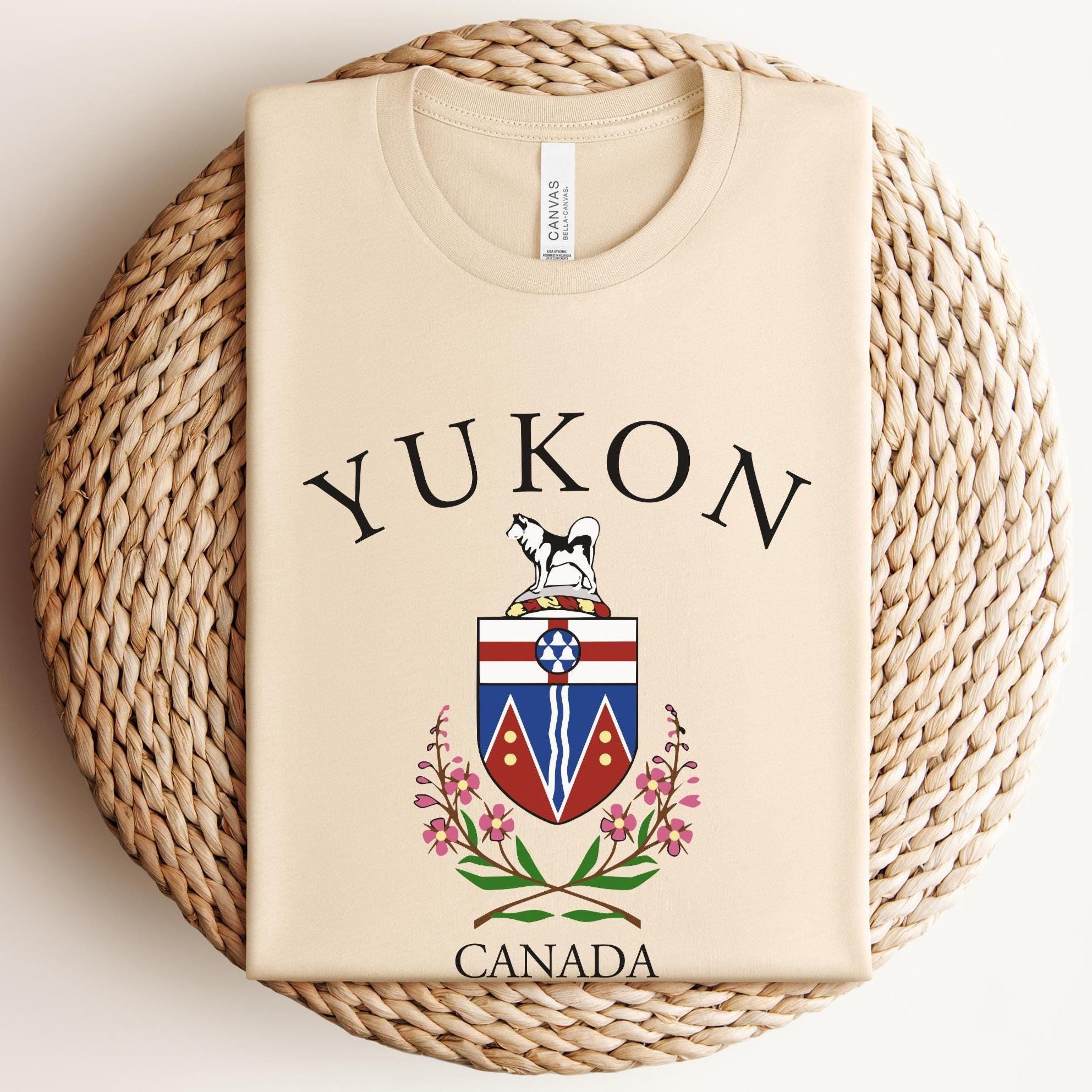 ユーコン・カナダTシャツ、ユニセックス・ユーコンシャツ、ユーコンの