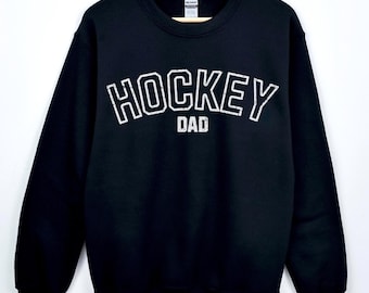 Hockey Dad Sweatshirt, Proud Hockey Parent Sweater, Game Day Crewneck, Vintage Hockey Hoodie, Rink Side Apparel, Sports Dad Gift