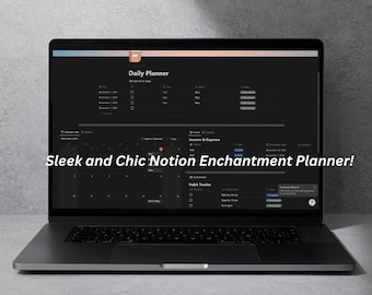 Notion Life Planner template for ADHD, Daily Planner, Finance Planner, Habit/Goals Tracker