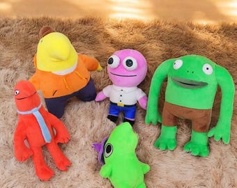 Smiling Friends Inspired Glep Stuffed Animal - Etsy