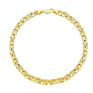 Elegante Byzantijnse gouden armband - 6 mm klassieke schakelarmband - hoogwaardige duurzame sieraden - perfect cadeau voor hem - beste cadeau voor haar