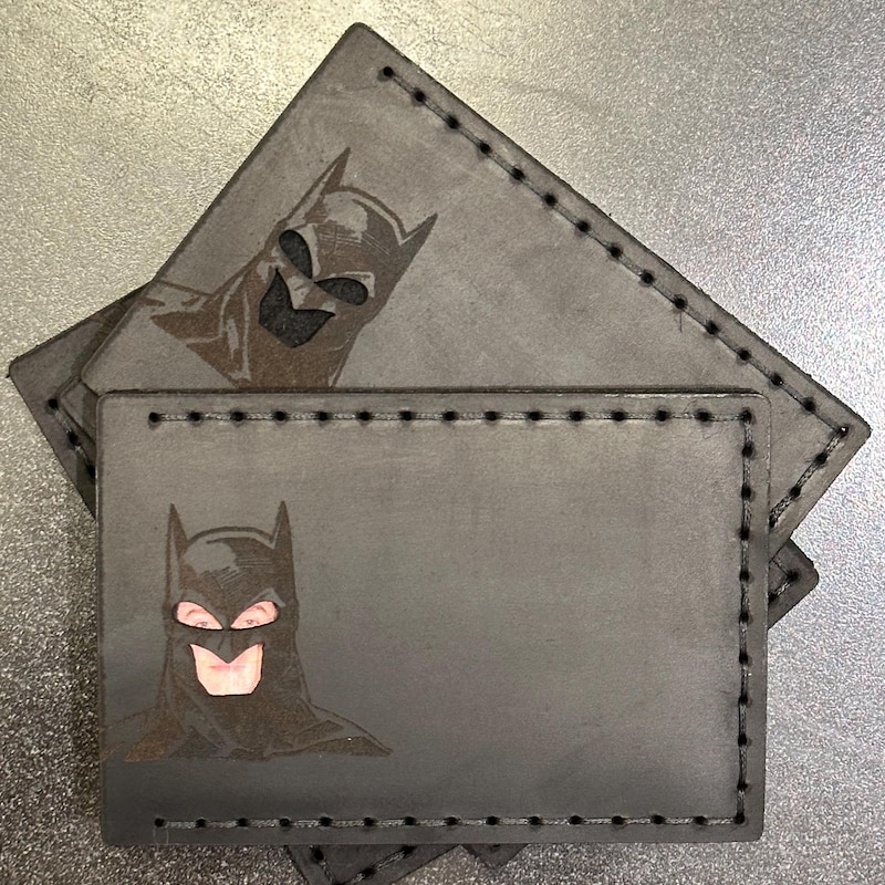 Bat Man Id Wallet - Etsy