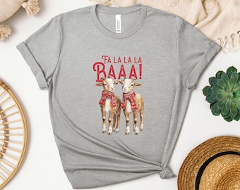 Goat Christmas Shirt, Goat Lover Shirt, Christmas Farm Animal, Animal Lover Shirt, Christmas Farmer Shirt, Farm Life Shirt