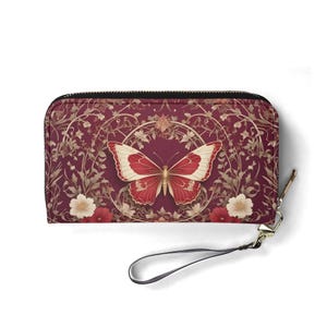 Exquisite Schmetterling Geldbörse - Vegan Leder Niedliche Geldbörse für Frauen | Einzigartiges Geschenk, süße Vegan Geldbörse Ideales Geschenk für Sie