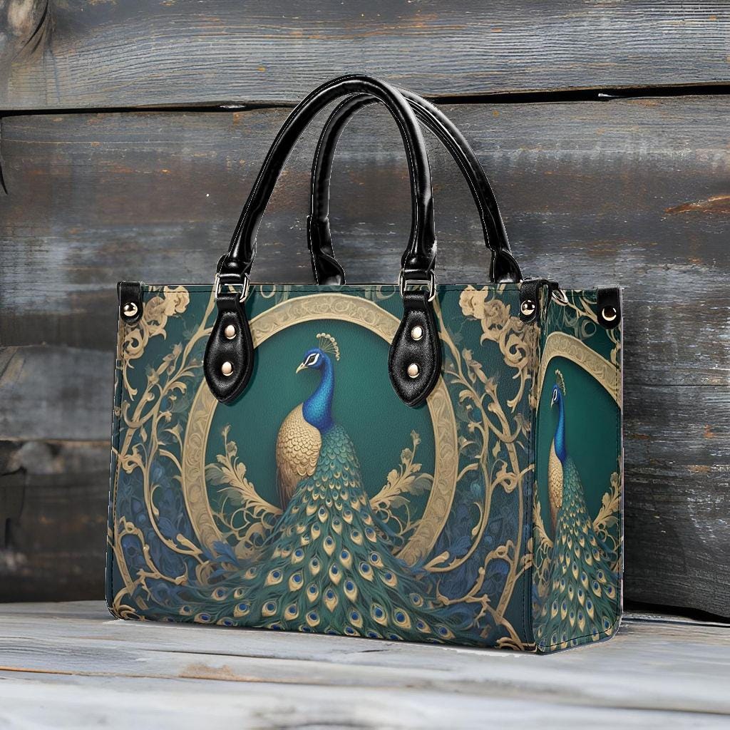 Sac à Bandoulière Paon Grand Format CONIFERWOOD UK 50x30 Cm - Neuf Avec étiquettes, Qualité Haute