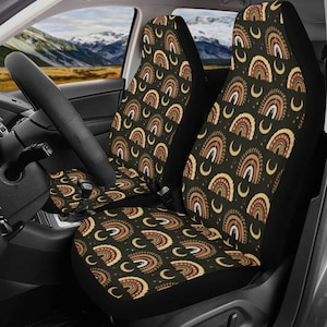 Boho Car Seat Cover Cute Seat Cover for Car Interior Decor, Beautiful Car Decor Cute Car Accessories Car Seat Cover Gift