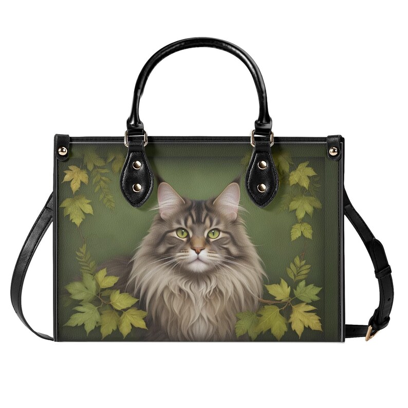 a handbag with a horse on it and the words details for all bags
