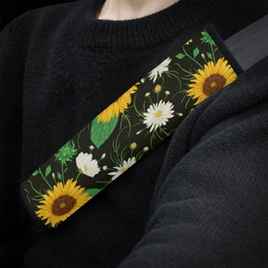 Copricintura di sicurezza per auto a forma di girasole Copricintura di sicurezza Copricintura di sicurezza per auto Accessori per auto Decorazione per auto Regalo