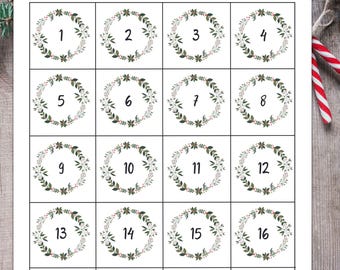 White Elephant Numbers, Gift Exchange Numbers Printable, Yankee Swap Numbers, Christmas Party Game, Work Party Games, Printable Games