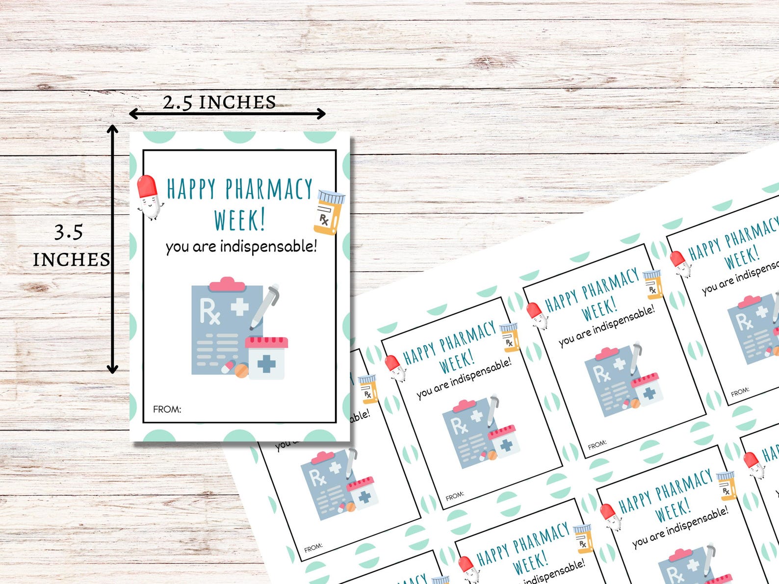 Pharmacy Week Gift Tags, Pharmacy Appreciation Week Decor, Pharmacy ...