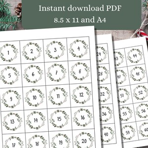 White Elephant Numbers, Gift Exchange Numbers Printable, Yankee Swap ...