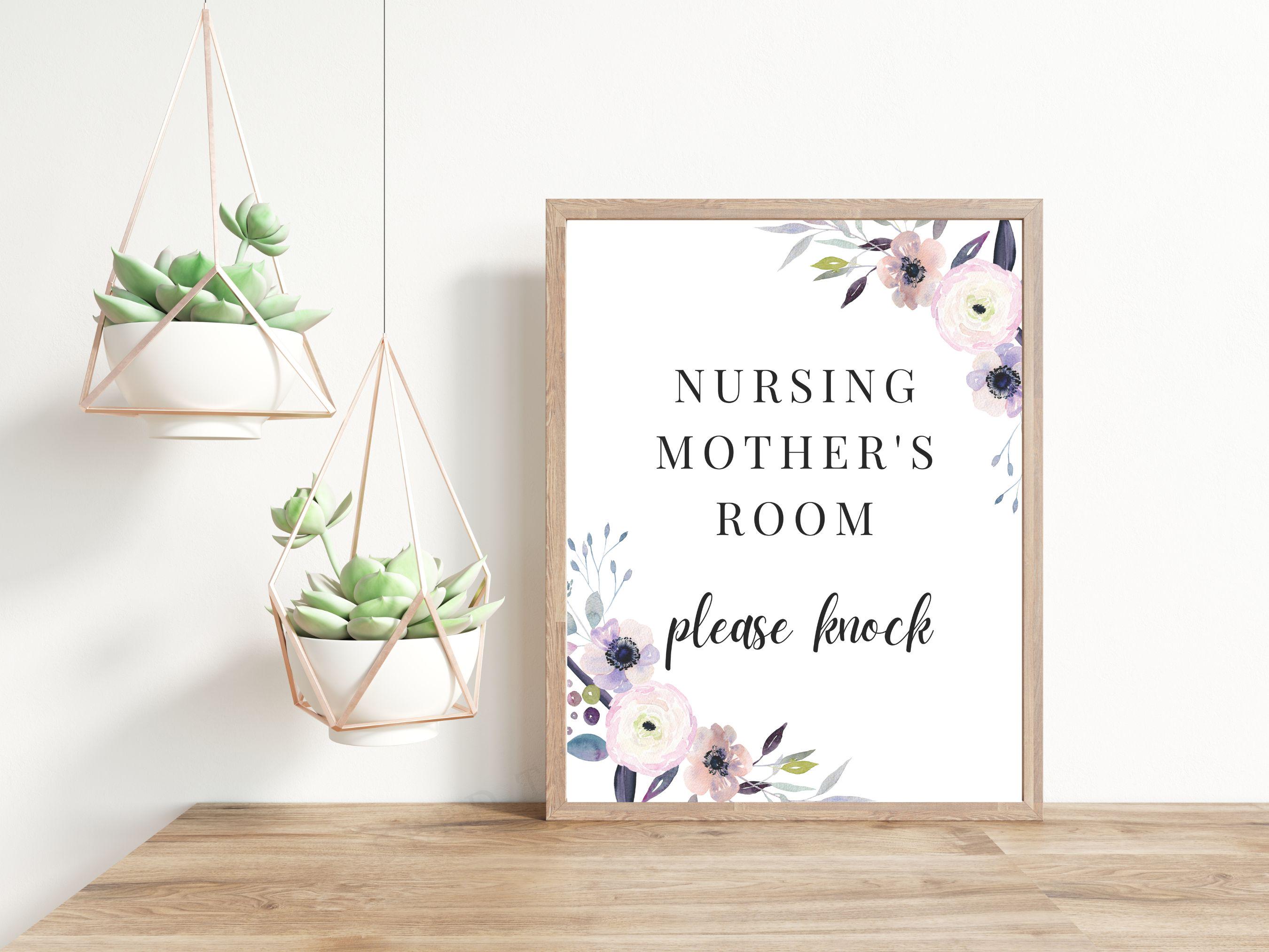 Nursing Mother Room Sign Printable, Please Do Not Disturb Sign