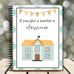 Cadeau de rentrée scolaire pour un enseignant, cadeau pour un nouvel enseignant, si vous offrez un livre de cartes-cadeau d'enseignant, kit de survie pour enseignant, porte-cartes