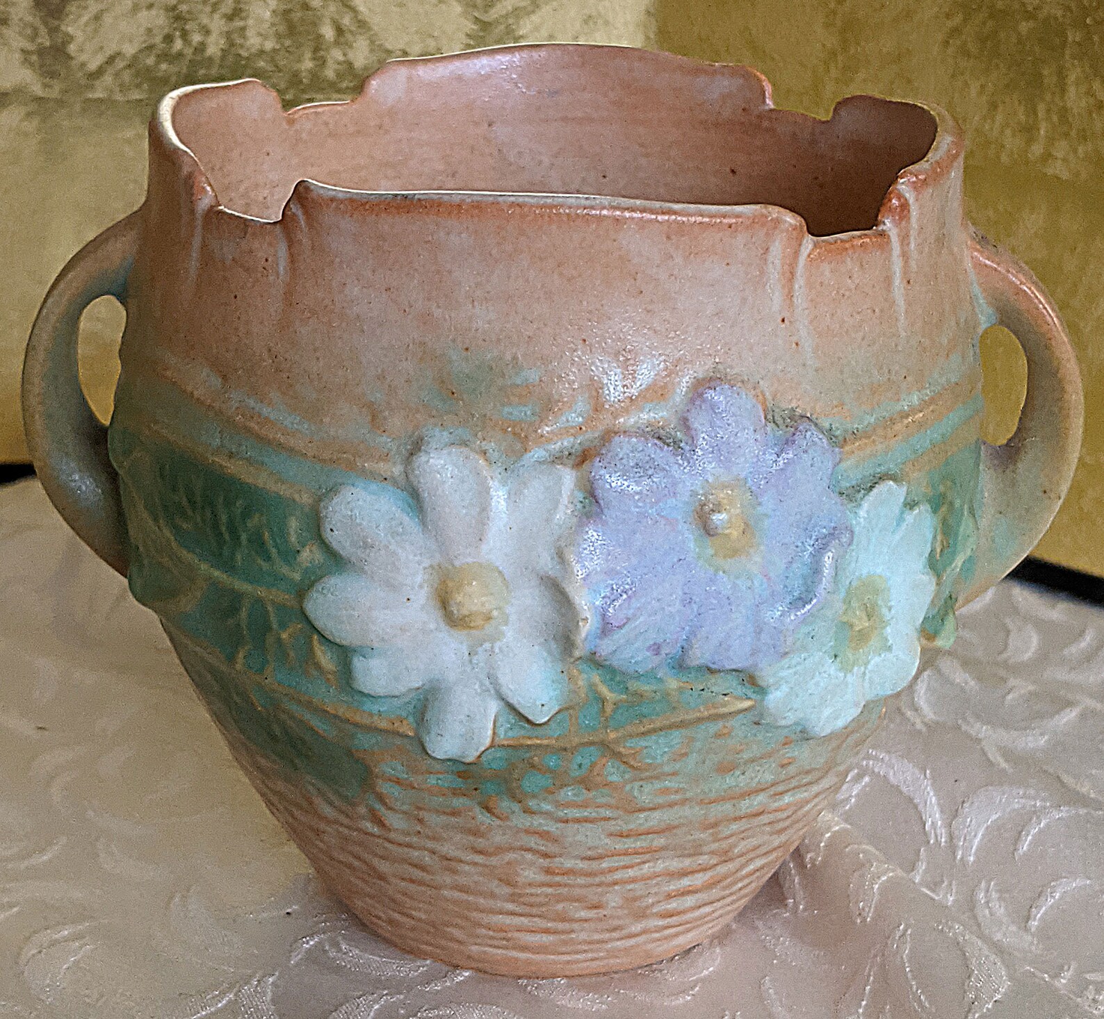 Small ROSEVILLE COSMOS Vase Etsy