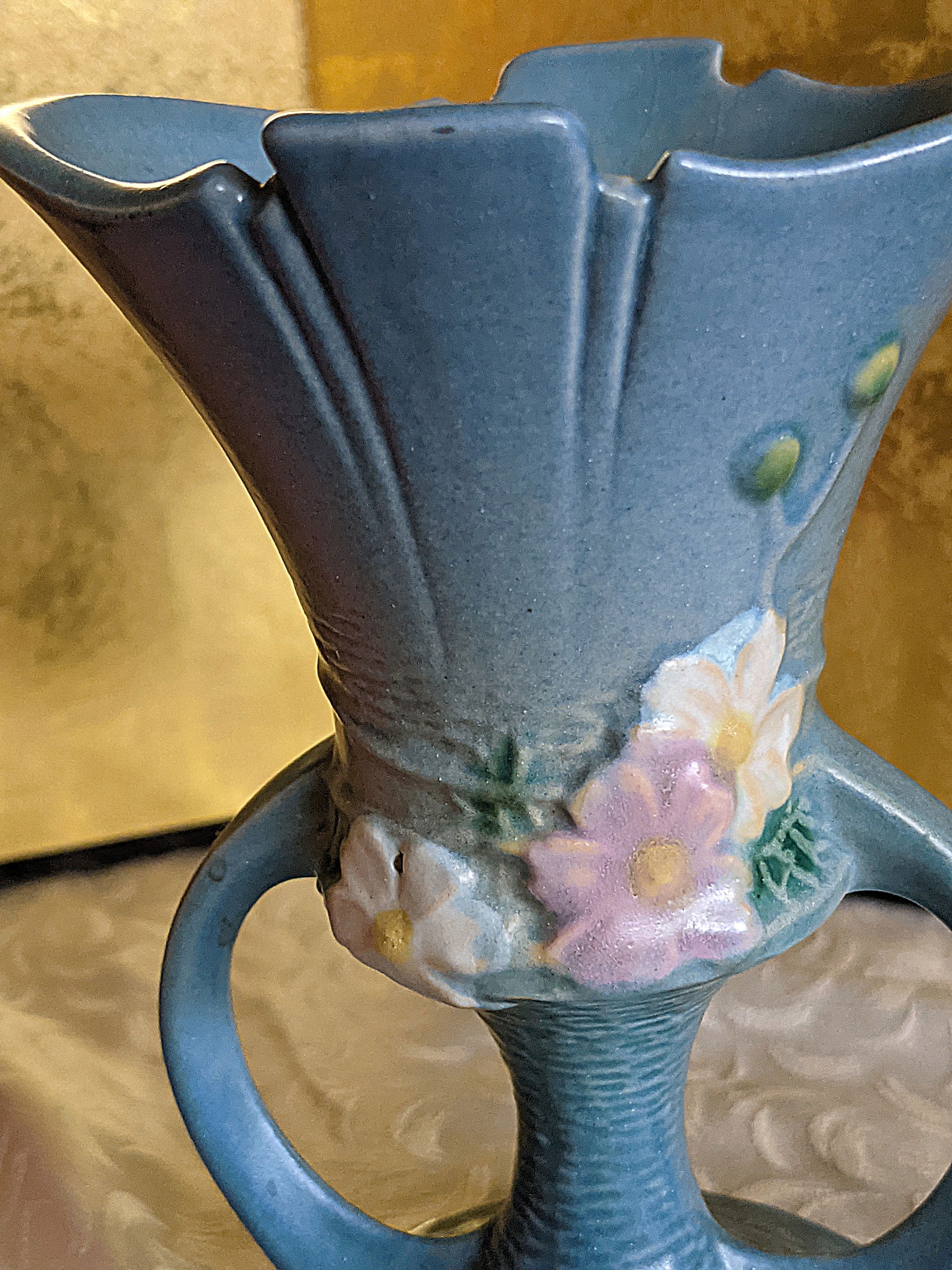 Small ROSEVILLE COSMOS Vase 9455 Etsy