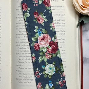 Roses Fabric Bookmark