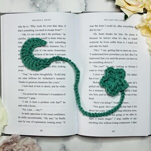 Crocheted Moon and Star Bookmark