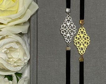 Rhombic Charm Elastic Bookmark