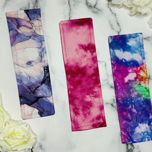 Multicolor Fabric Bookmarks (3 pack)