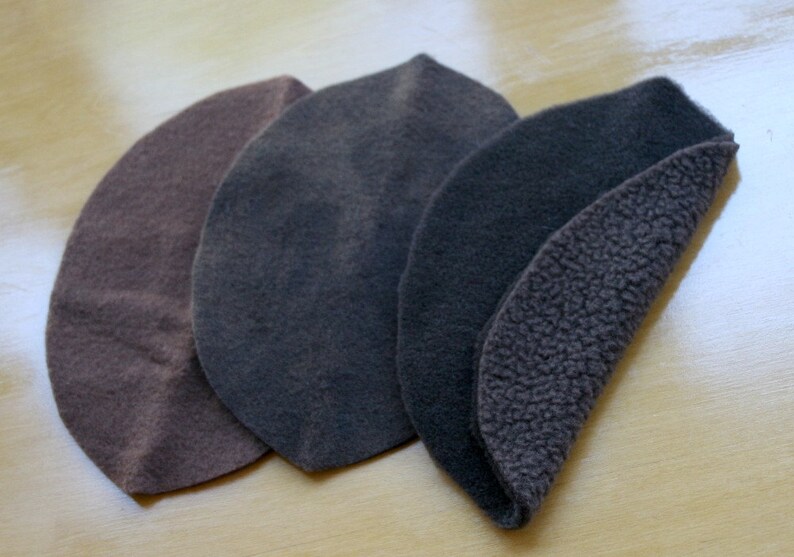 Poncho Plain Chocolate Merino - Black cuff - Pre-Order 2-3 weeks main image 1