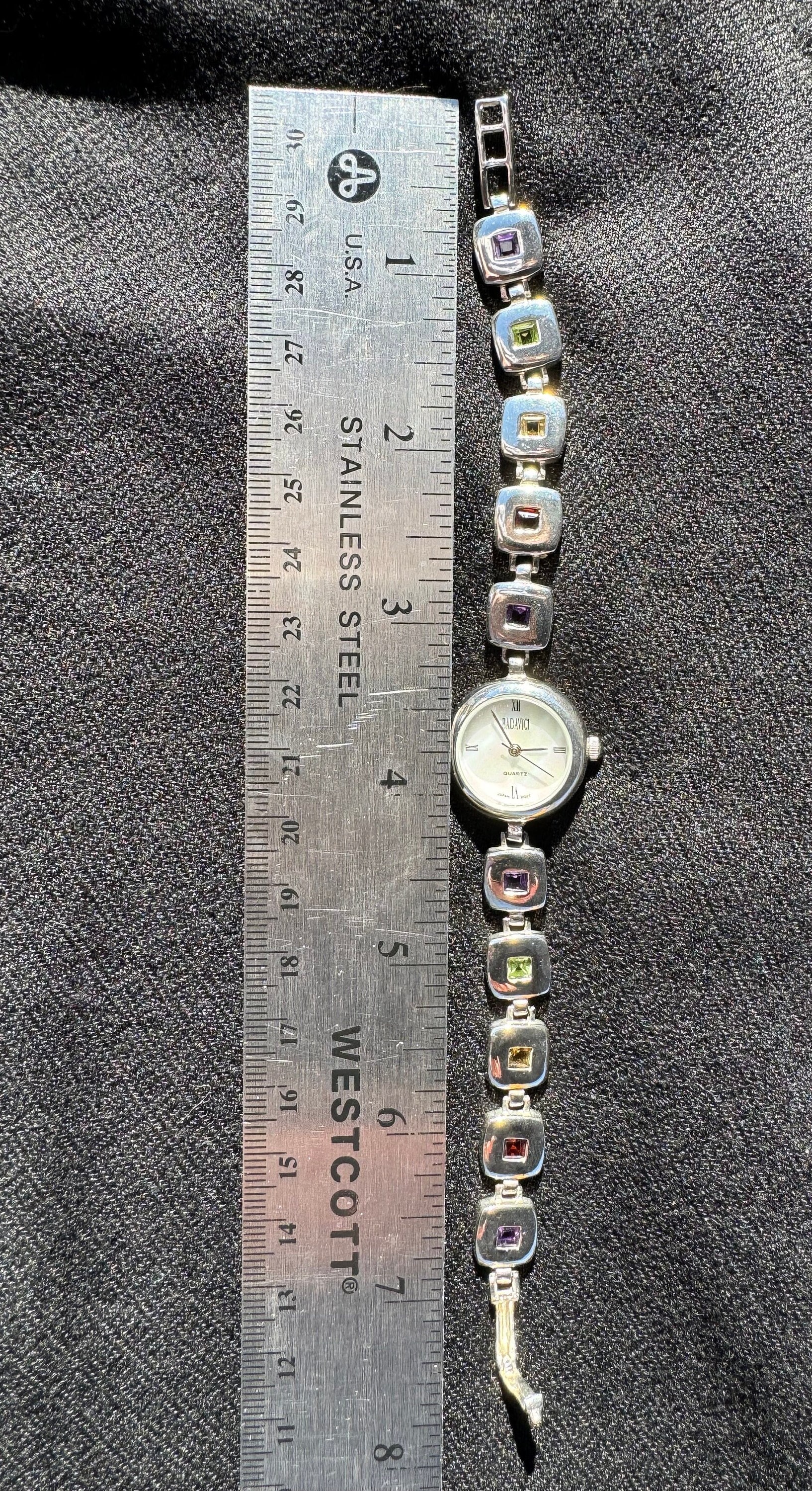 Vintage Ultimo Sterling Silver Quartz Watch Untested Battery 925 Watch needs battery - untested ( nt 10j) # 6 | Mercari main image 4