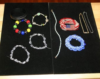 Bangle & Bead Plus Avon Bracelets 10 Pieces Free Shipping Vintage Handmade Destash