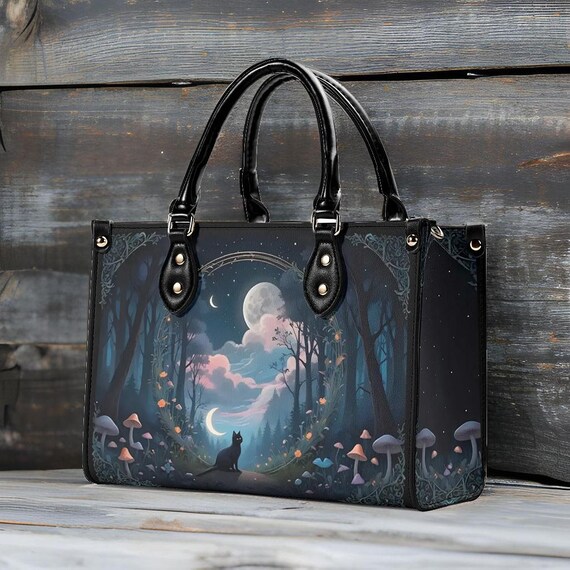 Mushrooms Print Bag Cute Crossbody Purse Witchy Purse Top Handle Bag Witchcore Bags Goth Boho Hippie Style Bags Etsy Canada