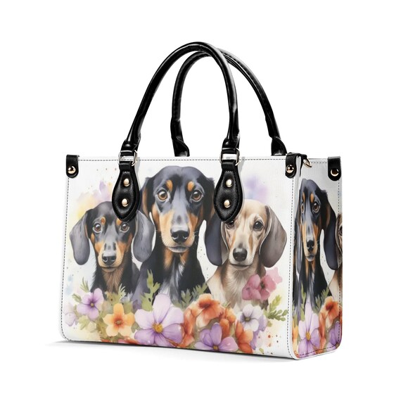 Dachshund Shoulder Bag - Watercolor Dachshund Shoulder Bag - Watercolor