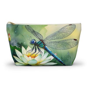 Ethereal Dragonfly Accessory Pouch, Nature-Inspired, Travel Pouch, Gift for Her, Makeup Bag