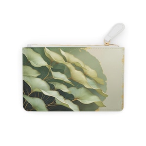 Ginkgo Serenity-draagtas, op de natuur geïnspireerd, klein zakje, perfect cadeau voor haar