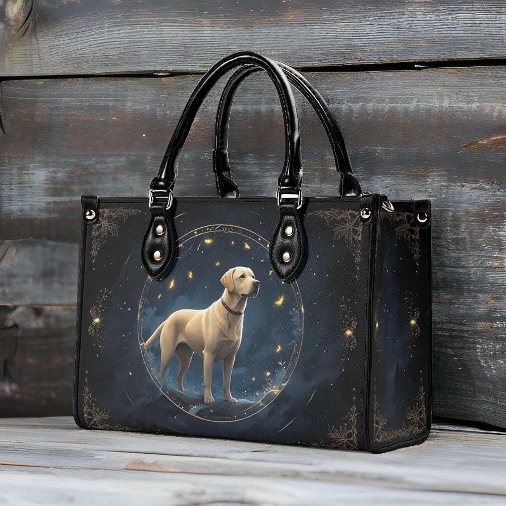 【ラプンツェル様用】THE 11TH HOUR / Lacrima Morほか Labrador Retriever PU Leather Top Handle Bag, Witchcore Purse - Etsy