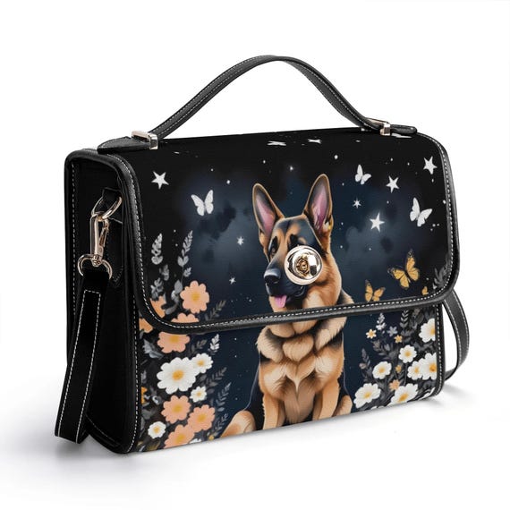German Shepherd Shoulder Bag - Black German Shepherd Shoulder Bag - Black