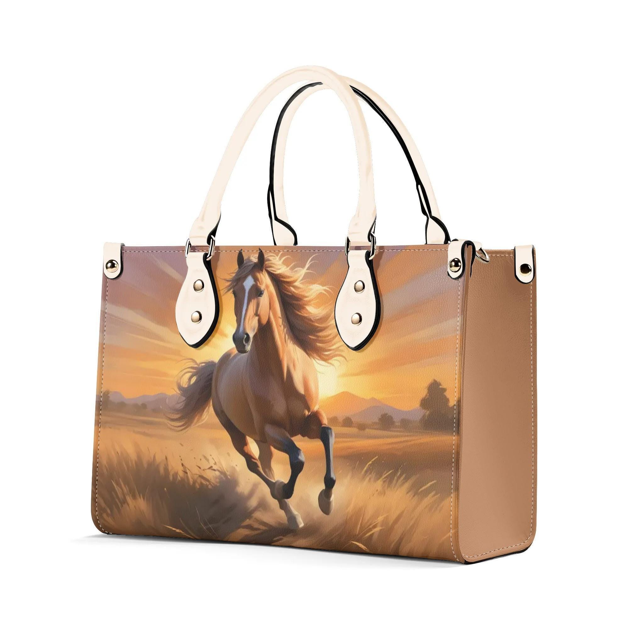 Horse Bag, Vegan Leather Crossbody Purse, Horse Lover Gift, Boho