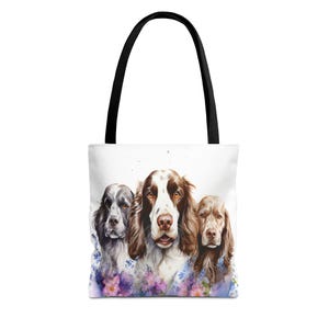 English Cocker Spaniel Tote Bag, Dog Lover Shopping Bag, Gift for Pet Owners