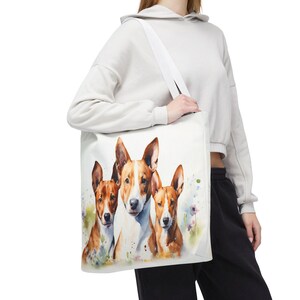 バセンジートートバッグ、毎日持ち運べる犬好きへのギフト、ペットオーナーのためのスタイリッシュなアクセサリー