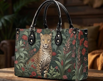 Leopard Bag Cute Crossbody Purse Bag Top Handle Bag Printed Cute Bags Artlover Stylish Designer Bags