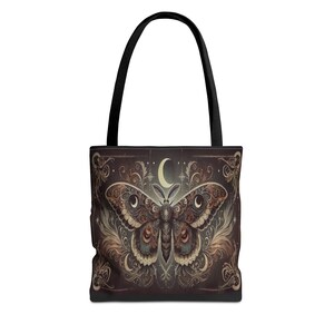 Urocza torba Moth Tote, stylowa torba na co dzień, idealny prezent dla miłośników natury