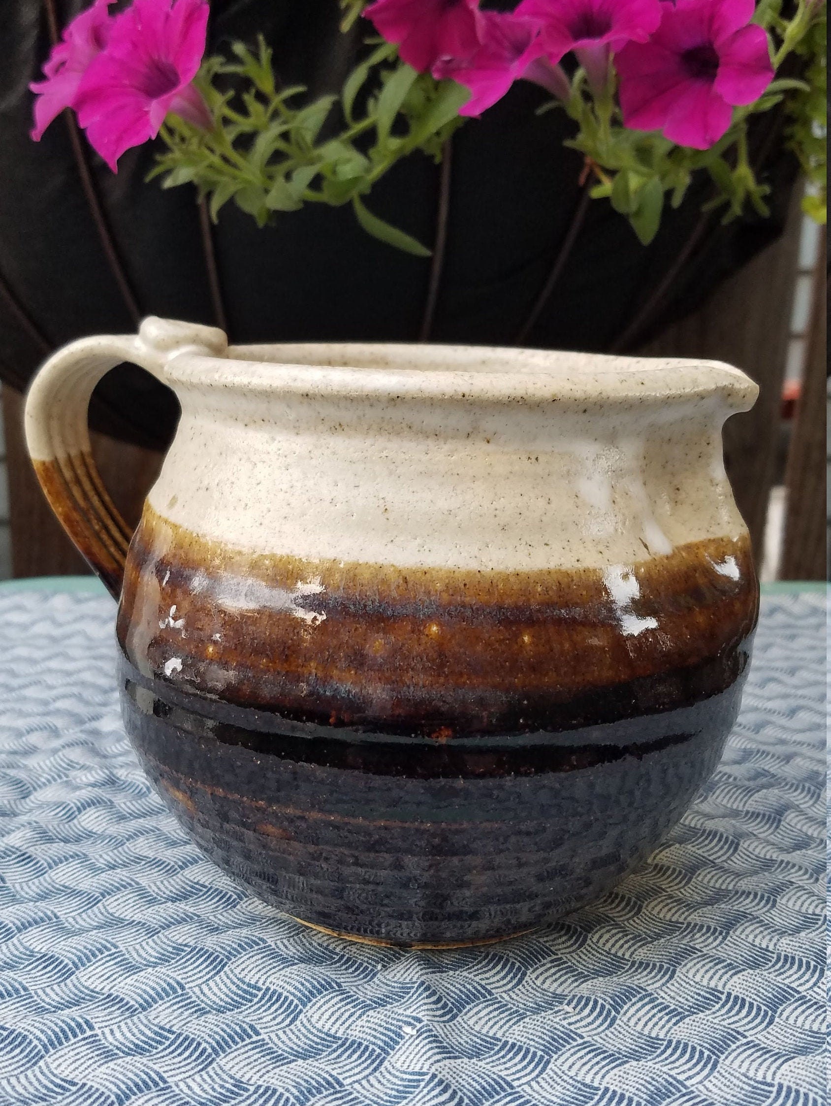 Walla Walla artist Allen C Baird Studio Pottery Dutch Pitcher Etsy Polska