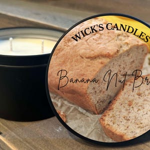 Wick's Tin Candle - Banana Nut Bread