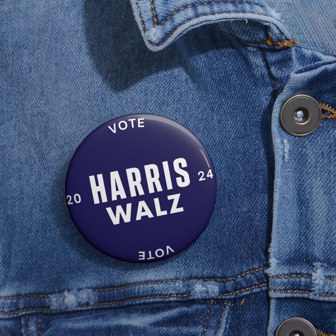 Vote Kamala Harris Walz Buttons - Etsy