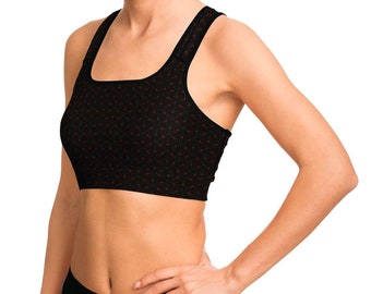 Yoga Top Yoga Bra Fitness Top Fire Agate Sacred Connections Sports Bra Festival Top Yoga Yoga Clothes Boho Hippie Womens Bra