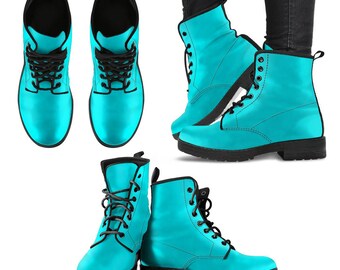 turquoise booties